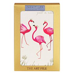 Flamingos Set of 10 Notecards