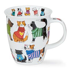 Knitwits Cat Nevis Shape Mug