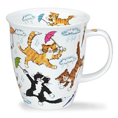 Raining Cats Nevis Shape Mug