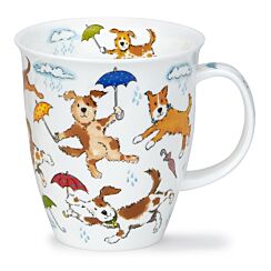 Raining Dogs Nevis Shape Mug