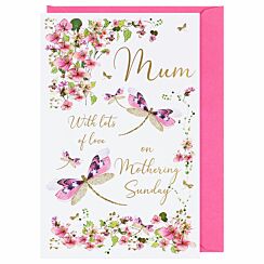 Pizazz ‘Dragonflies’ Mum Large Mother’s Day Card