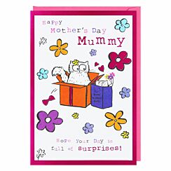 Doodle ‘Playful Cats’ Mummy Mother’s Day Card