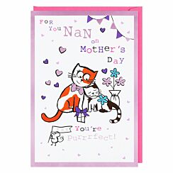 Doodle ‘Purrrfect Cats’ Nan Mother’s Day Card