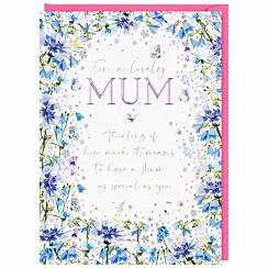 Pizazz ‘Bluebells’ Mum Extra-Large Mother’s Day Card