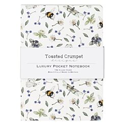 ‘Wildflower Meadows’ White A6 Lined Pocket Notebook