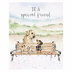 ‘Special Friend’ Dog Greetings Card