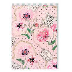 ‘Pink Poppies’ Birthday Card