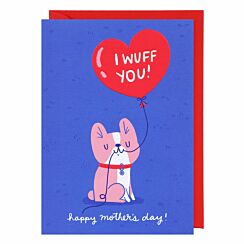 Hello! Lucky ‘Wuff You’ Mother’s Day Card