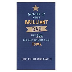 Brilliant Dad Birthday Card