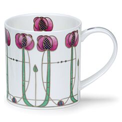 Argyle Pink Orkney Shape Mug