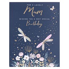 Violet Lovely Mum Birthday Card
