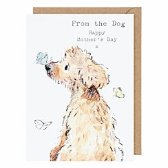 Puppy & Butterflies ‘From The Dog’ Mother’s Day Card