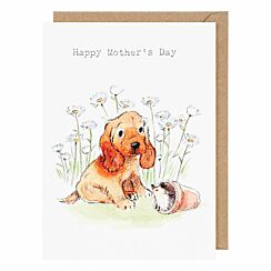 Puppy & Hedgehog Mother’s Day Card