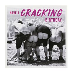 Pixel Cracking Birthday Card