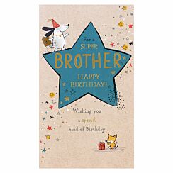 Pick 'N' Mix Star Brother Birthday Card