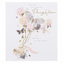 Violet ‘Butterfly Daughter’ Birthday Card