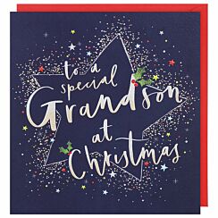 Cloud Nine ‘Special Grandson’ Christmas Card