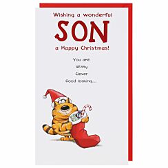 Funny Farm Son Christmas Card