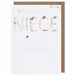 Lemon Sorbet ‘Niece’ Christmas Card