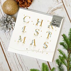 Christmas Foliage Pack Of 6 Christmas Cards Charity Pack