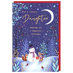 Woodland Wonders ‘Daughter’ Large Christmas Card