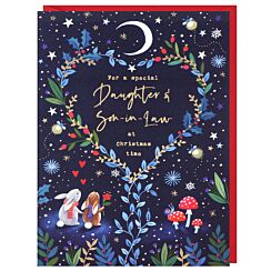 Woodland Wonders ‘Daughter & Son-in-Law’ Large Christmas Card