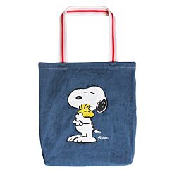 Peanuts ‘Love’ Stonewash Denim Tote Bag