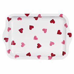 Pink Hearts Small Tray 