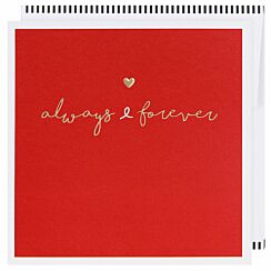 always & forever Valentine’s Day Card