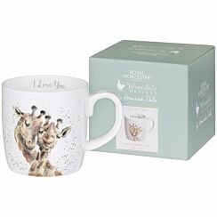 I Love You Giraffe Large Fine Bone China Mug