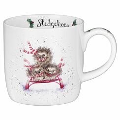Sledgehogs Hedgehog Fine Bone China Christmas Mug