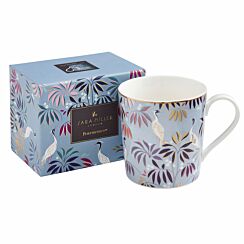 India Crane Garden Sky Blue Mug