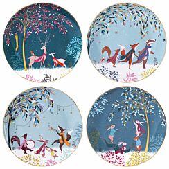 Woodland Tales Set of Four 8 Inch Plates