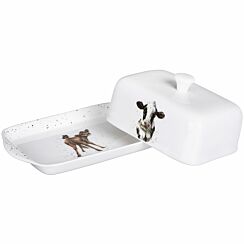 Mooo Cow Covered Butter Dish
