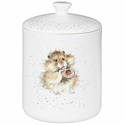 'Diet Starts Tomorrow' Hamster Fine Bone China Biscuit Barrel