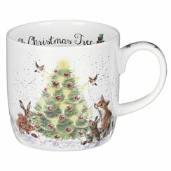 'Oh Christmas Tree' Fine Bone China Christmas Mug