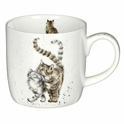 ‘Feline Good’ Cat Fine Bone China Mug