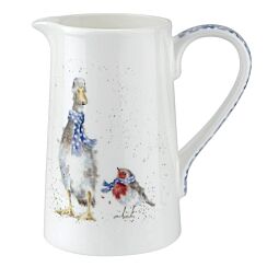 ‘Duck and Robin’ Christmas 1 Pint Jug