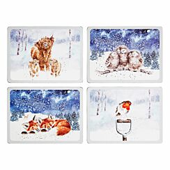 Winter Skies Set Of Four Placemats