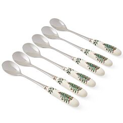 Christmas Tree Set of 6 Teaspoons