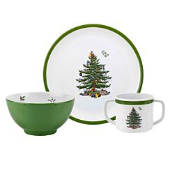 Christmas Tree Children’s 3 Piece Melamine Set