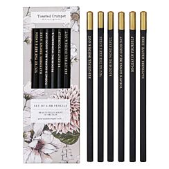 The Blanc Collection Stone Set of 6 Pencils