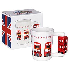 London Icons Red Routemaster Bus Shaped Handle Mug