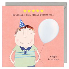 Five Star Dad Birthday Card