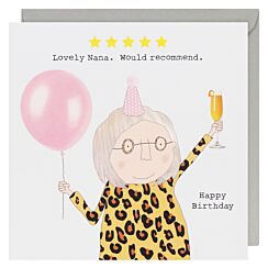 Five Star Nana Birthday Card