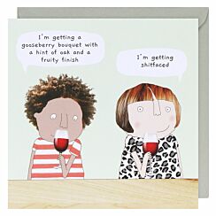 Sh*t Faced Greetings Card