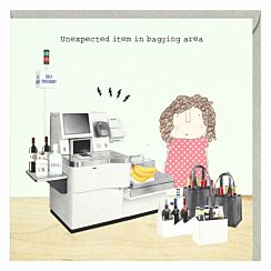 Bagging Area Greetings Card