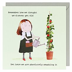 Smashing It Greetings Card