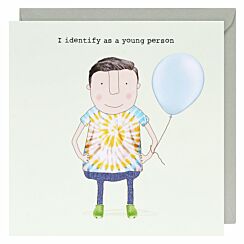 Identify As A Young Person Greetings Card