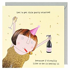 Party Started Greetings Card